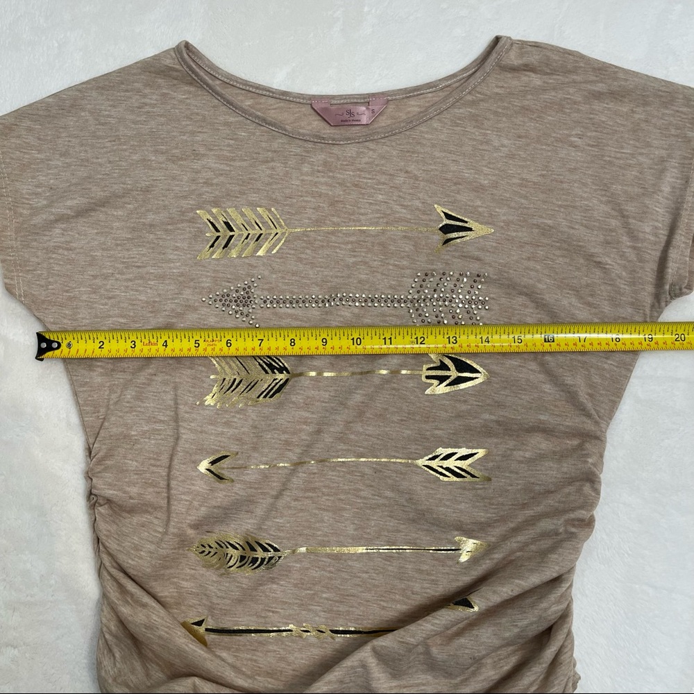 SJS Ruched Arrow Top - Picture 4 of 11